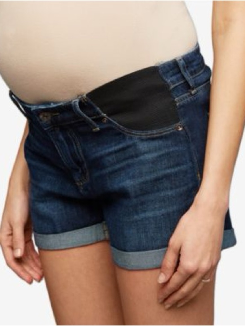 Paige Jimmy Jimmy Maternity Denim Shorts Size 28